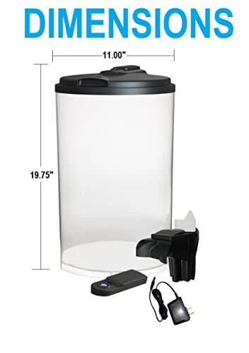 Plastic 6-Gallon AquaView 360 Aquarium Kit for Tropical Fish, Betta Fish with... 2