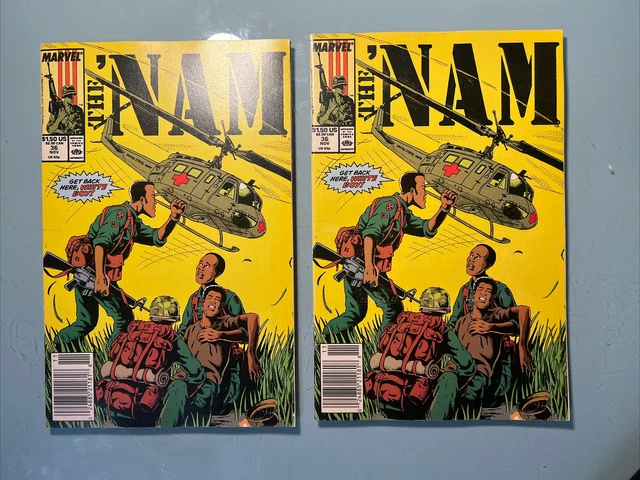 THE 'NAM 35x2 36x2 37 1988 MARVEL COMICS WAYNE VAN SANT! GEOF ISHERWOOD! MURRAY