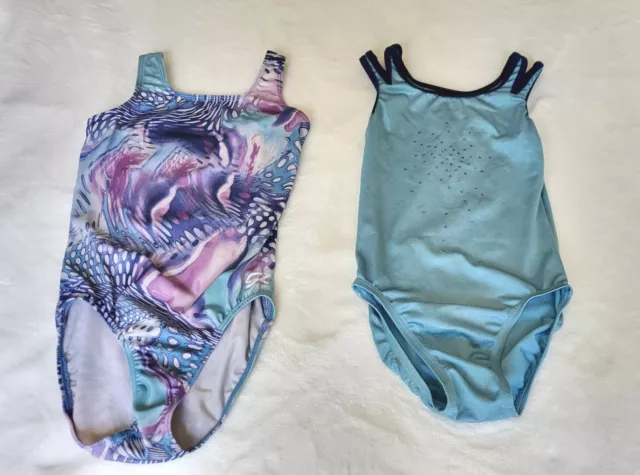 Lot of 2 Leotards Child X-Large Gk and Santana