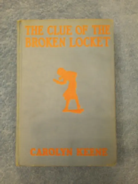 Vintage 1934 Nancy Drew Book The Clue of The Broken Locket HC