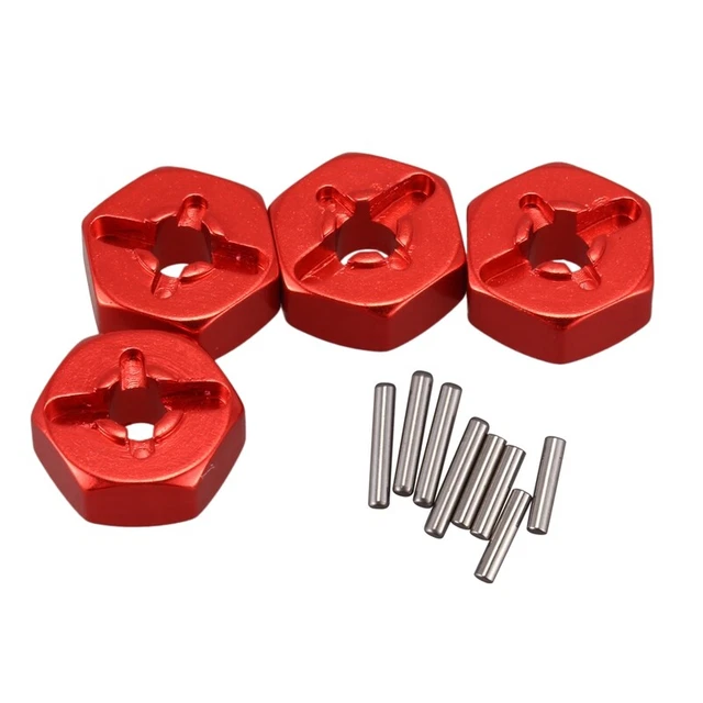 Adaptateur Hexagonal Roue RC – 4 Pièces Métal 7mm à 12mm – CNC Haute Précision – Performance & Durabilité – Pièce De Rechange