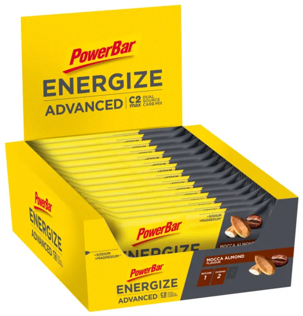 Powerbar Energize Advanced Bar Box 27 barrette 55 g *durata minima 05-2023*
