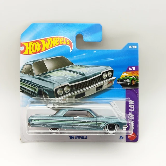 HOT WHEELS 1/64 🇫🇷 RLC Chevrolet Impala '64 Bleu Lowrider Holiday 2021 EUR 149,90 - FR
