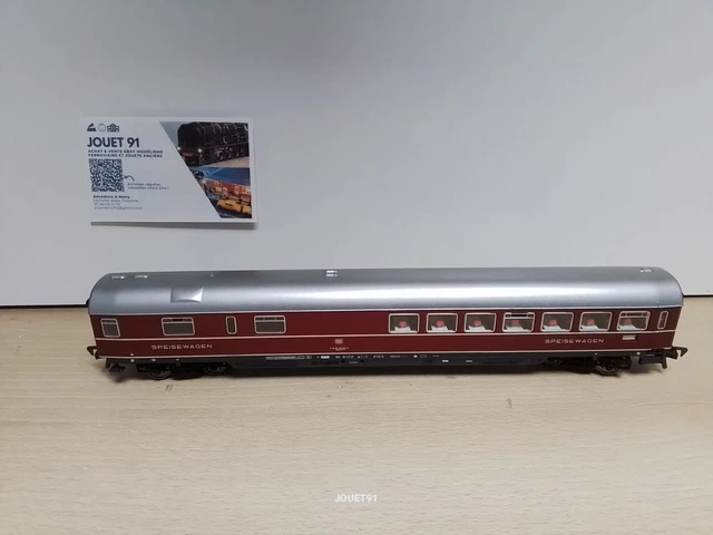 FRtrains - MARKLIN SBB CFF WAGON RESTAURANT A PANTO ROUGE BO