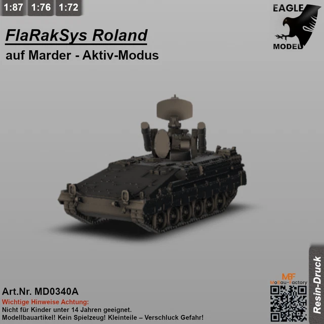 FLARAKSYS ROLAND AUF Marder - Aktiv-Modus - NEU - Nachbau EUR 19,95 ...