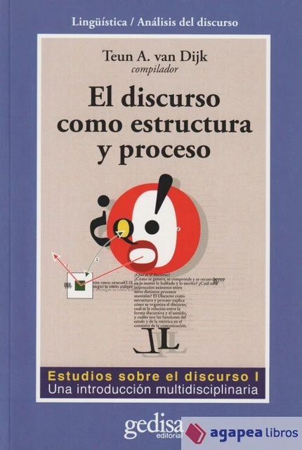EL DISCURSO COMO ESTRUCTURA Y PROCESO. NUEVO. ENVÍO URGENTE (Agapea)