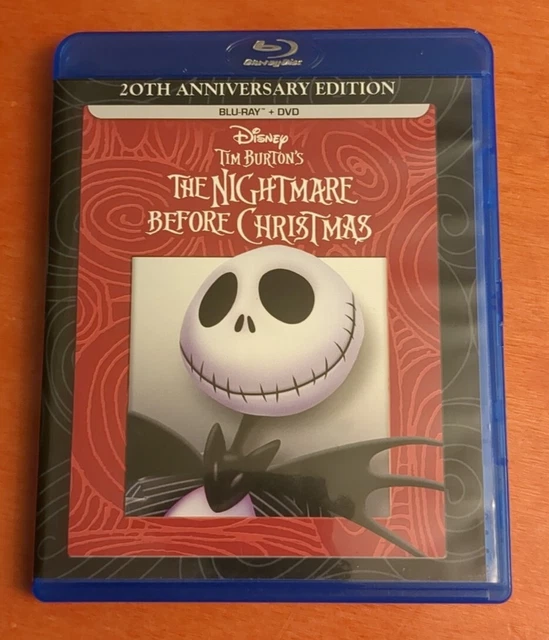 THE NIGHTMARE BEFORE Christmas Bluray 20th Anniversary Edition Tim