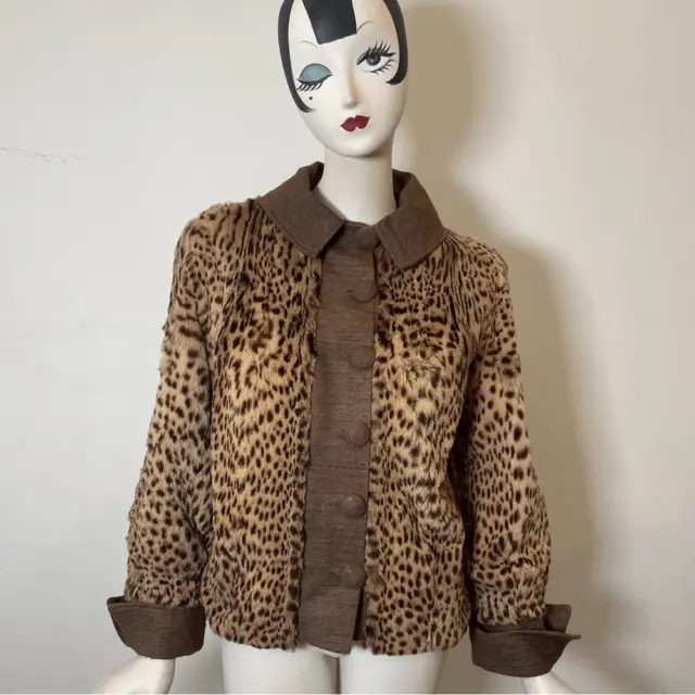 Vintage Civet Fur Jacket