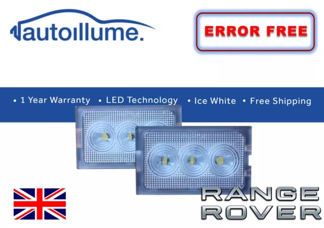 Land Rover Range Rover Sport Discovery 3 4 LED Licence Number Plate Lights Units