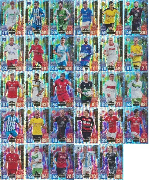 Match Attax 2015/16 - Einzelkarten 617-645 - aussuchen