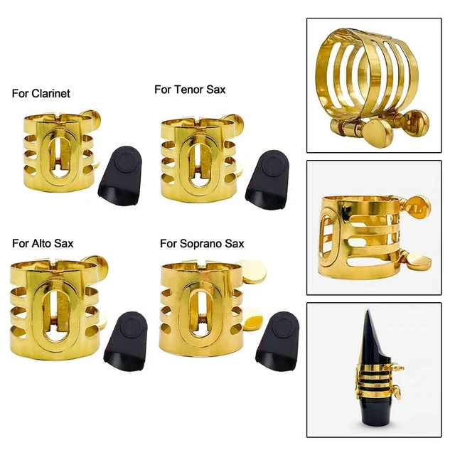 Funien Fissaggio Legatura Bocchino + Tappo Bocchino per Sax Alto Parti Bocchino Sassofono