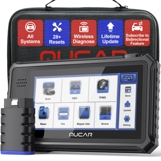 MUCAR VO6 OBD2 Scanner All System Bidirectional Car OBD2 Diagnostic Scan Tool