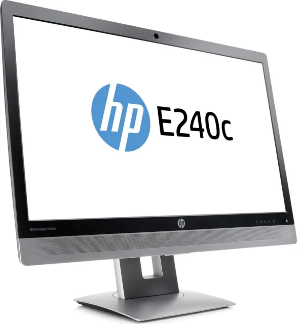 Hp Elite Display E240C 23,8" Full Hd Widescreen Hdmi D-Port Lautsprecher + Cam Monitor