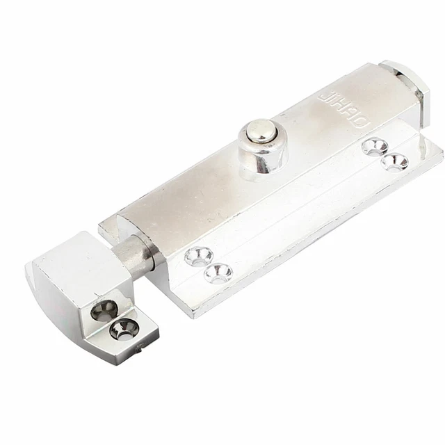 SPRING LOADED AUTOMATIC Press Button Window Lock Safety Door Latch ...