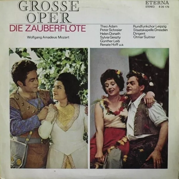 LP Mozart: Rundfunkchor Leipzig, Otmar Suitner Grosse Oper - Die Zauberflöte