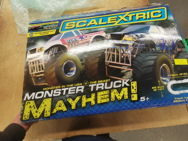 Scalextric monster truck mayhem set sale