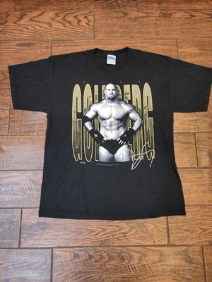 Vintage 1998 BILL GOLDBERG WCW T-SHIRT XL Black Tultex Tag WWF WWE Wrestling