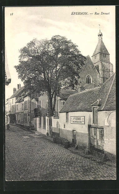 CPA Epernon, Rue Drouet
