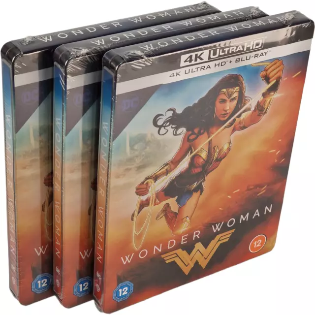Wonder Woman Blu-ray 4K Steelbook Zavvi Region Free ____VF