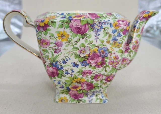 Vintage Chintz Royal Winton Grimwades Summertime Teapot No Lid