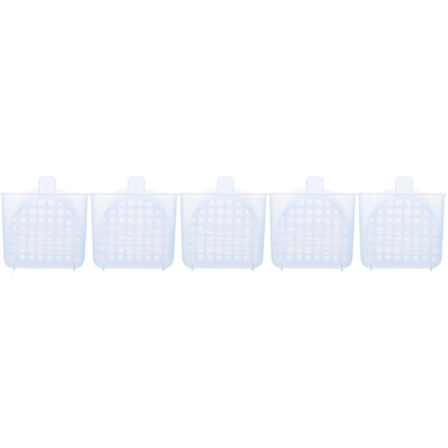 5pcs Case de trempage de prothèse de prothèse réutilisable Case de prothèse de