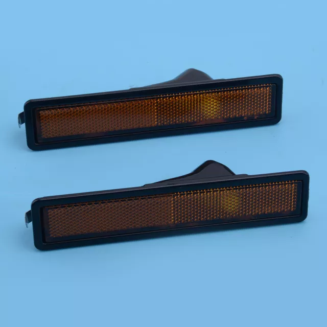 1Pair Front Side Marker Light Cover Lens Fit For BMW E30 E32 E34 318i 525i 735i