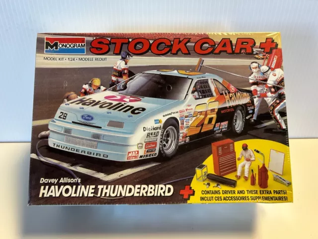 Monogram Davey Allison #28 Havoline Ford Thunderbird 1/24 Model Kit New Sealed