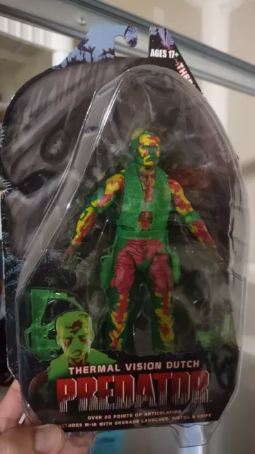 NECA Predator Series 11 Thermal Vision Dutch Action Figure