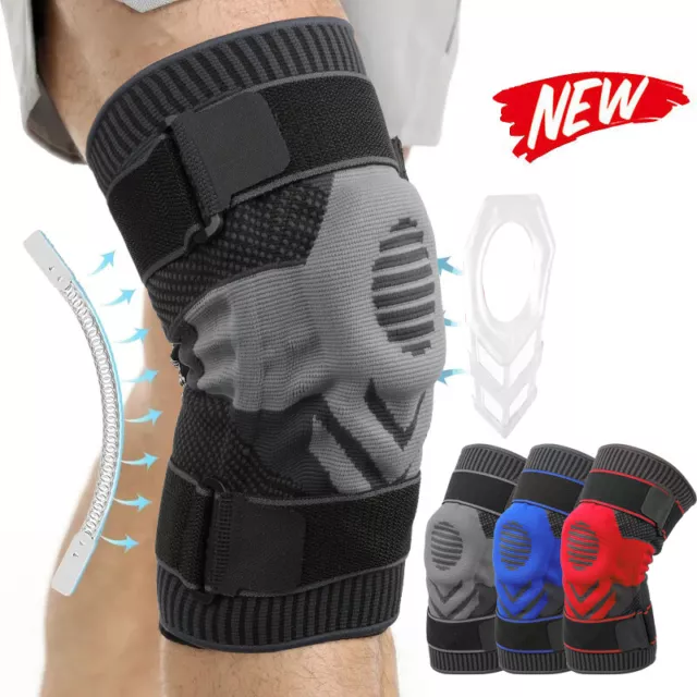 Kniebandage GeO Knieorthese Scharniergelenk Sport Kniestütze Schoner Arthritis