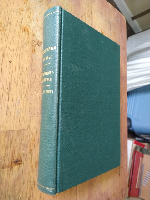 ROMAN IMPERIAL COINAGE VOL 4.1 PERTINAX-GETA Mattingly Sydenham 1936 SPINK