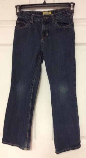 Old Navy Boy Jeans Size 10 Regular Adjustable Waist Blue 109