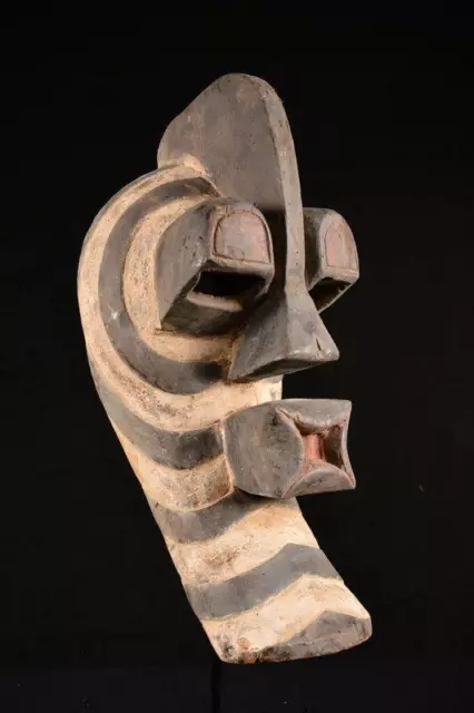 18971 African Old Songye Kifwebe Mask / Mask Dr Congo