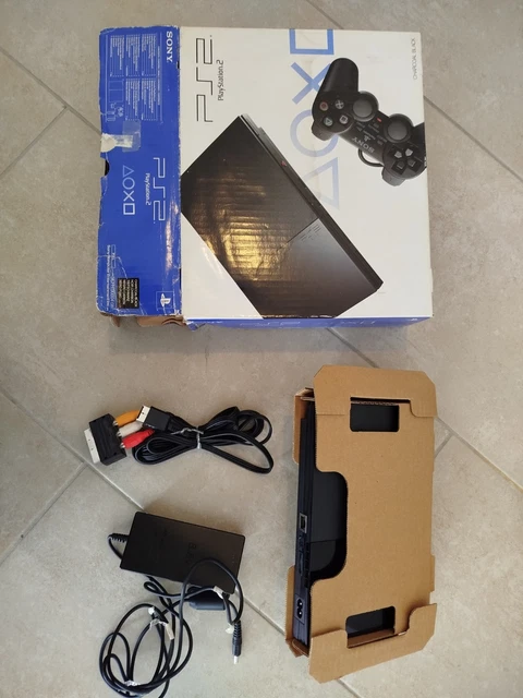 Console Sony PlayStation 2 FAT Aqua Blue SCPH-50004 - Édition lim