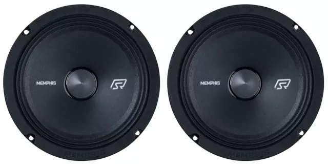 (2) Memphis Audio SRXP82V2 SRX Pro 8" 350w Component Car Stereo Speakers w/ LED