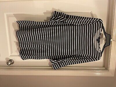 Women's Gray Striped Dress
