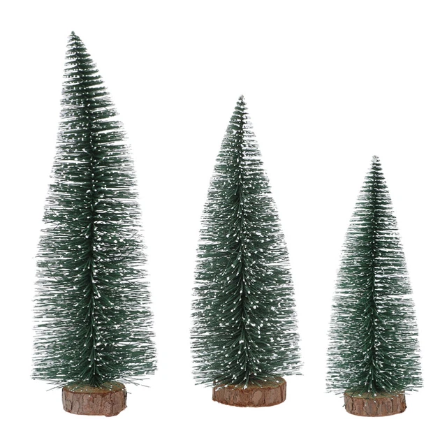 Legno albero di Natale cedro inserto scrivania desktop albero di Natale congelato
