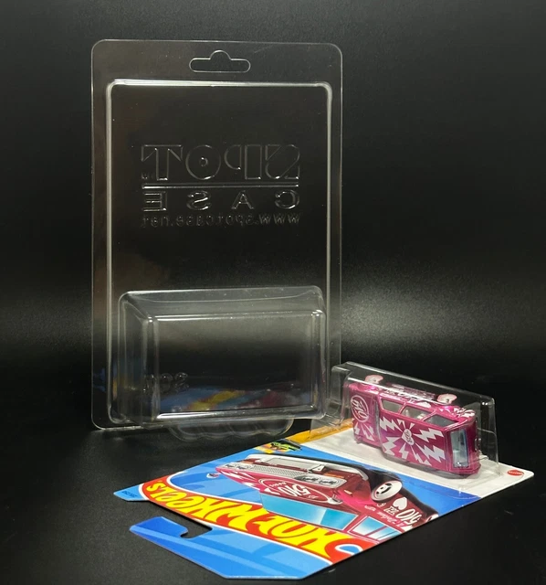 thumbnail image 2 of SpotCase Hot Wheels Protector Case - 15-Pack Clear PET Plastic - Fits Mainline, STH 2 of 6
