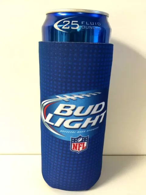 50 Bud Light Beer 24 oz. Koozie Fits 25 oz Extra Ounce Cans New