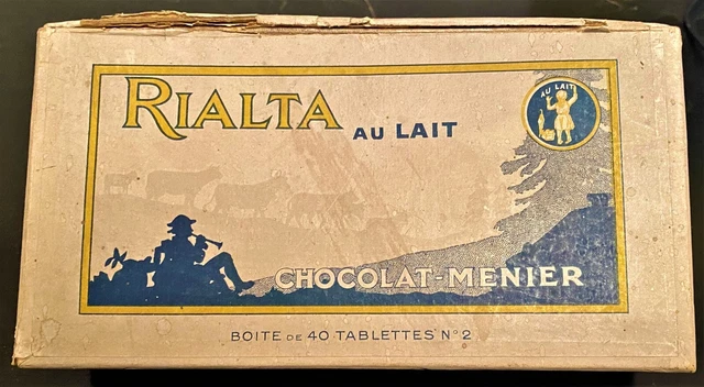 Chocolat Menier - affiche vintage originale publicité 1930 - Collection