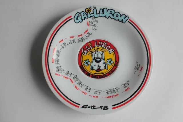 Assiette céramique Gai-Luron Gotlib Fluide glacial (65912)