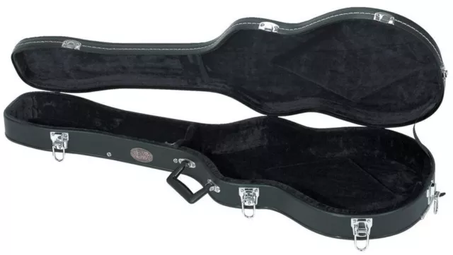 Gewa Gitarrenetui Flat Top Economy SG Modell Gitarren Koffer E-Gitarre Schwarz