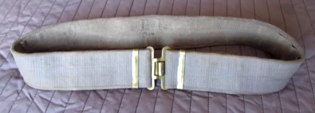 ROYAL AIR FORCE RAF 1937 patt. WEBBING WAIST BELT – 40 INCH WAIST