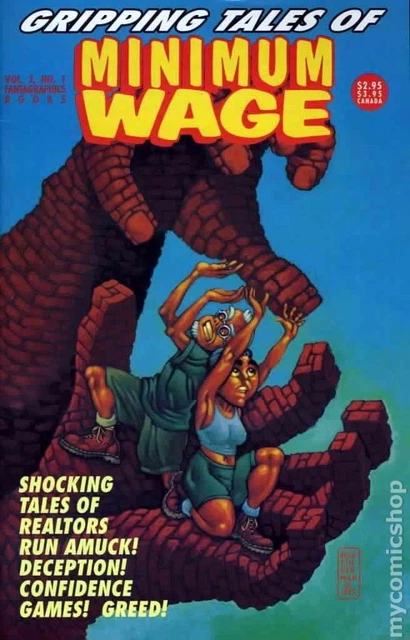 Minimum Wage Volume 2 #1 VG 1995 Stock Image Low Grade