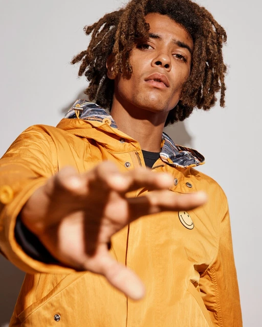 Orange lightweight parka hotsell
