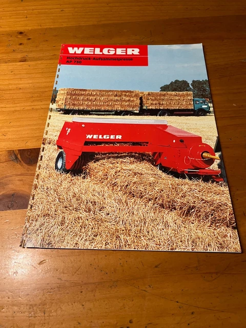 Welger AP40 / AP 40 Aufsammelpresse Betriebsanleitung & Ersatzteilliste Welger AP40 / AP 40 Aufsammelpresse Betriebsanleitung & Ersatzteilliste