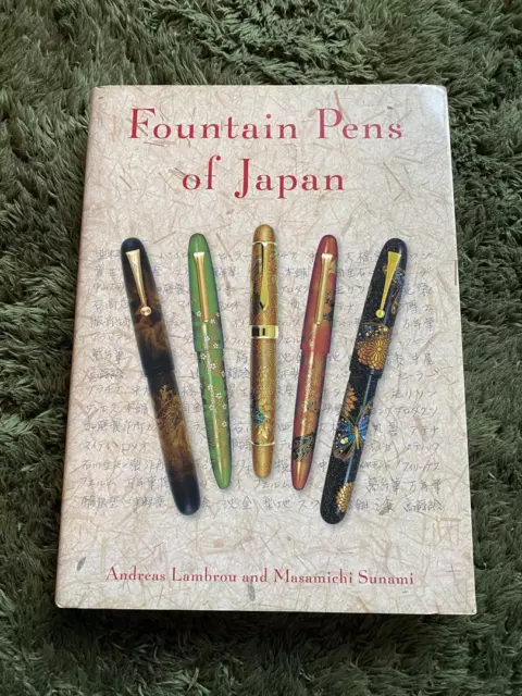 Fountain Pens of Japan 2012 Hardcover Book Autographed from Japan