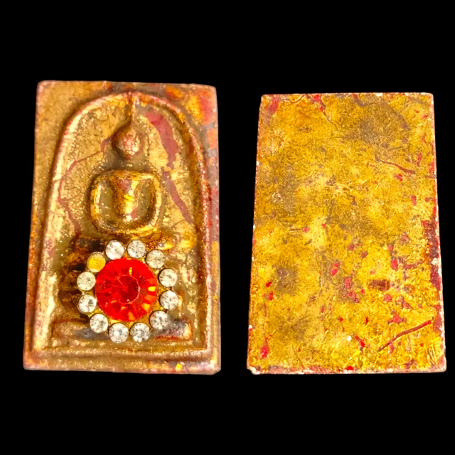 Phra Somdej LP Toh Thai Amulet Powder Wat Rakang Buddha Talisman Magic Rare Old