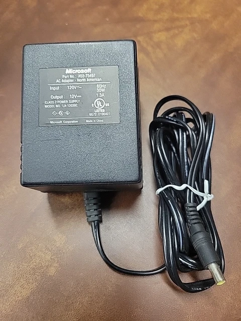 MICROSOFT X03-73497 SIDEWINDER Force Feedback Power Supply