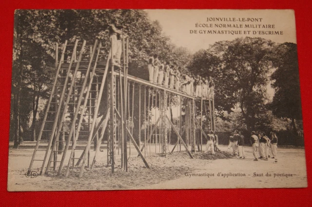 Joinville Le Pont Military School Gymnastic Fencing Jump Portico (R427)