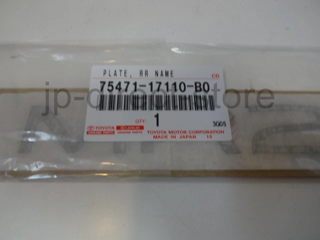 Genuine Toyota MR2 SW20 Rear Emblem Sided Tape 75471-17110-B0 OEM